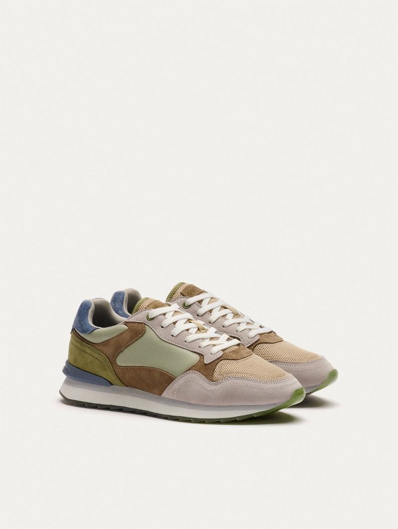 Hoff City Baku Sneakers Herr Gröna Bruna Khaki | GJI8649TM