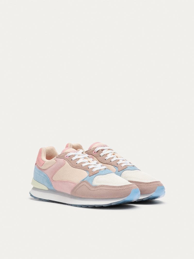 Hoff City Barcelona Sneakers Dam Rosa Blå Vita | SYX2784ZB