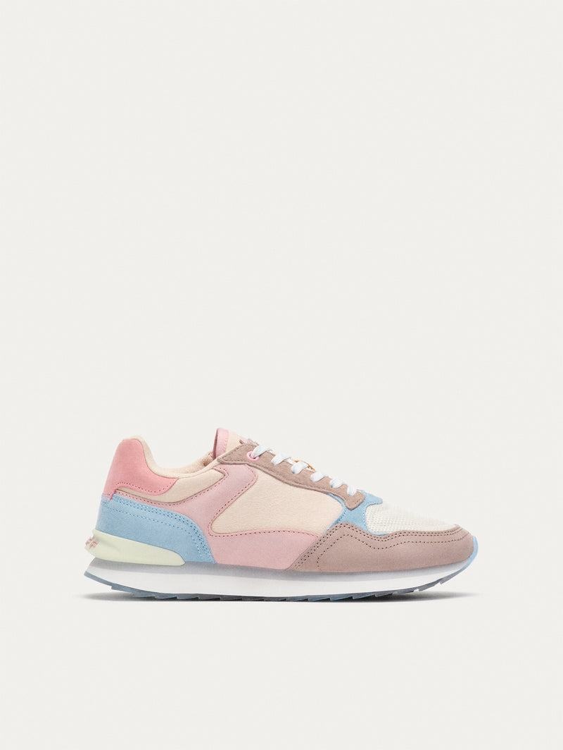 Hoff City Barcelona Sneakers Dam Rosa Blå Vita | SYX2784ZB