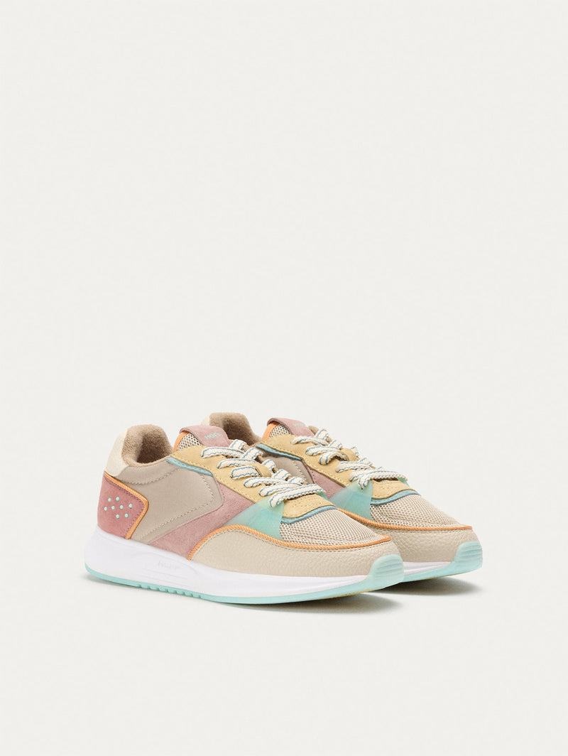 Hoff District Carnaby Sneakers Dam Khaki Rosa Gula | TVI6176SU