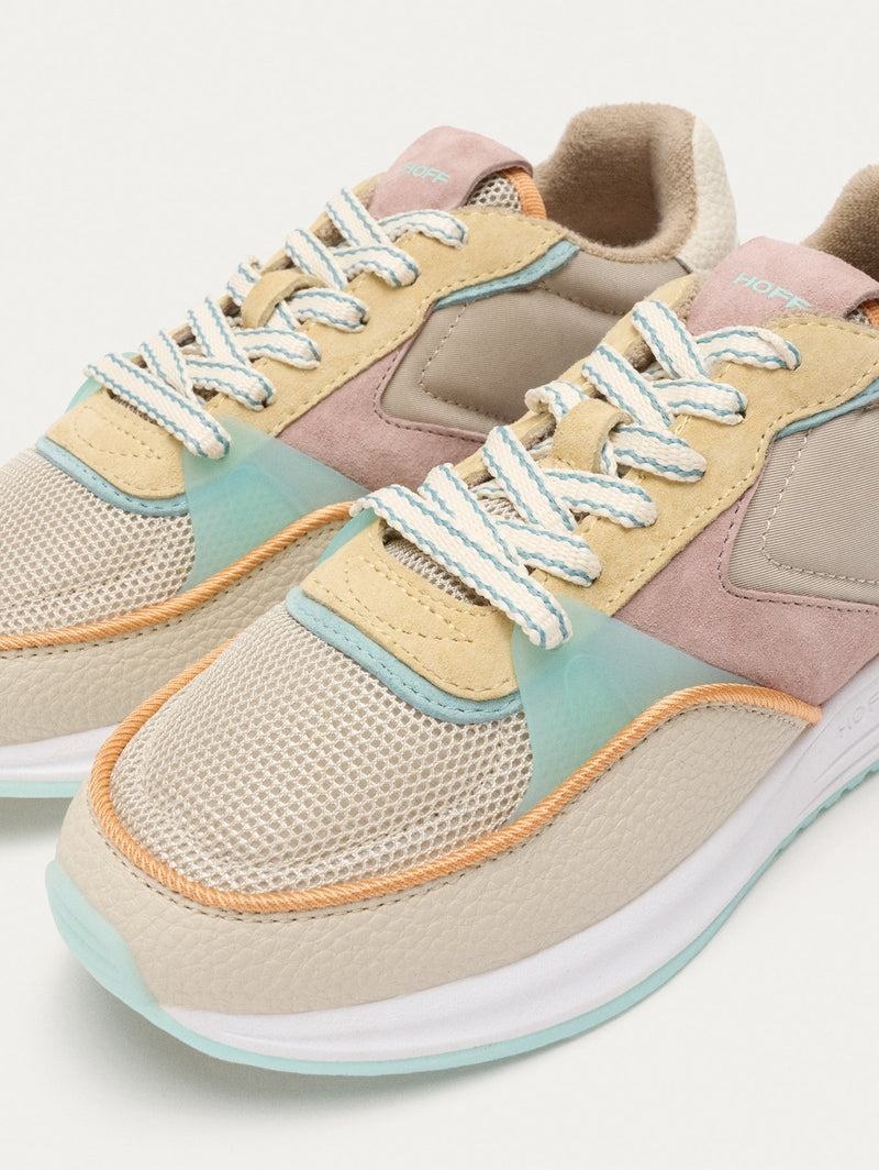 Hoff District Carnaby Sneakers Dam Khaki Rosa Gula | TVI6176SU