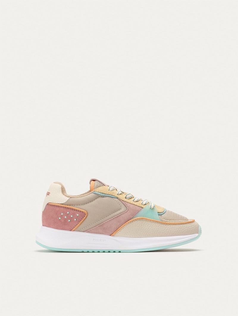 Hoff District Carnaby Sneakers Dam Khaki Rosa Gula | TVI6176SU