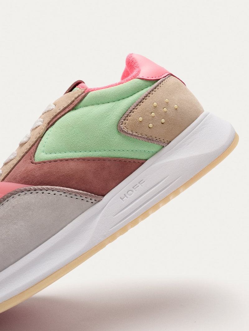 Hoff District Rambla Sneakers Dam Khaki Rosa Gröna | QLG9575PA