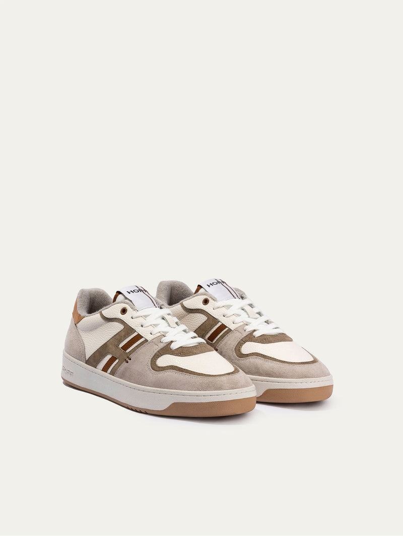 Hoff Metro Trocadero Sneakers Herr Vita Grå Bruna | RPK3599RZ