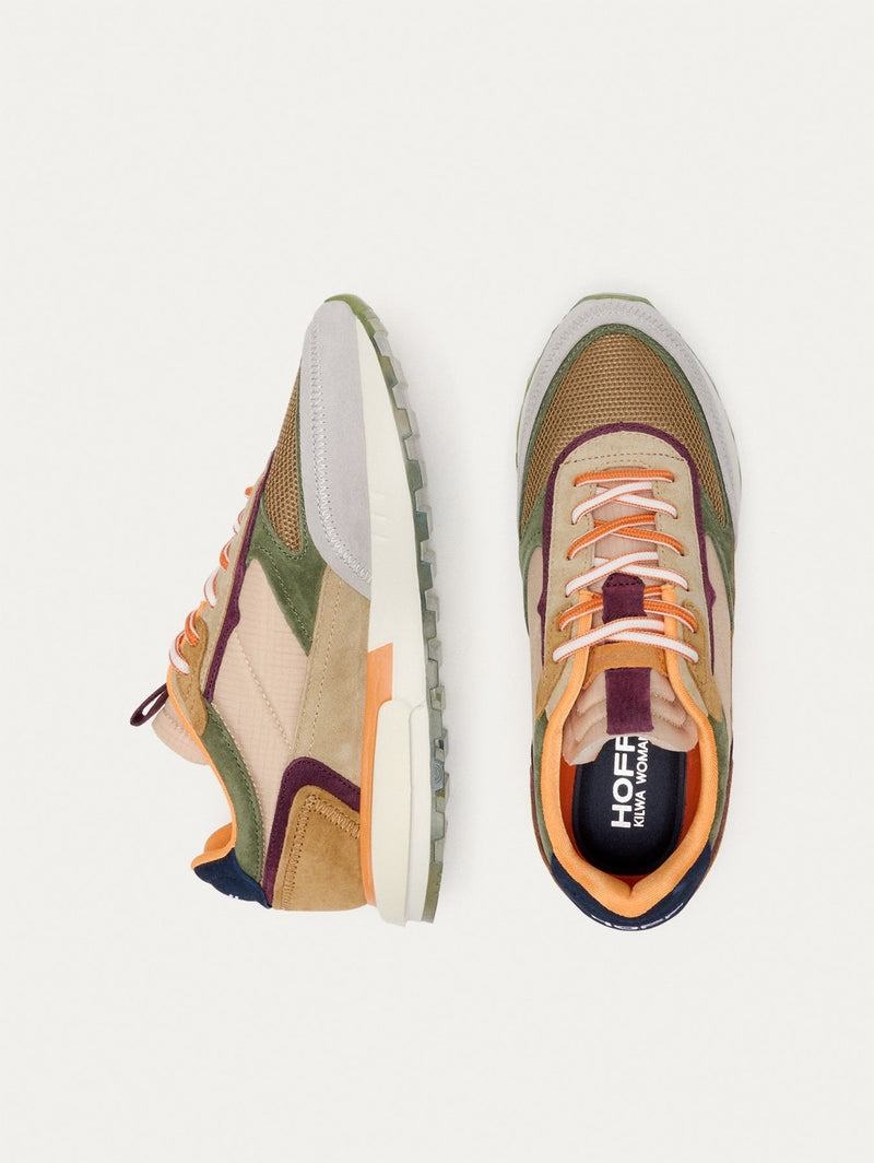 Hoff Tribe Kilwa Sneakers Herr Bruna Gröna Orange | DWR2150EF