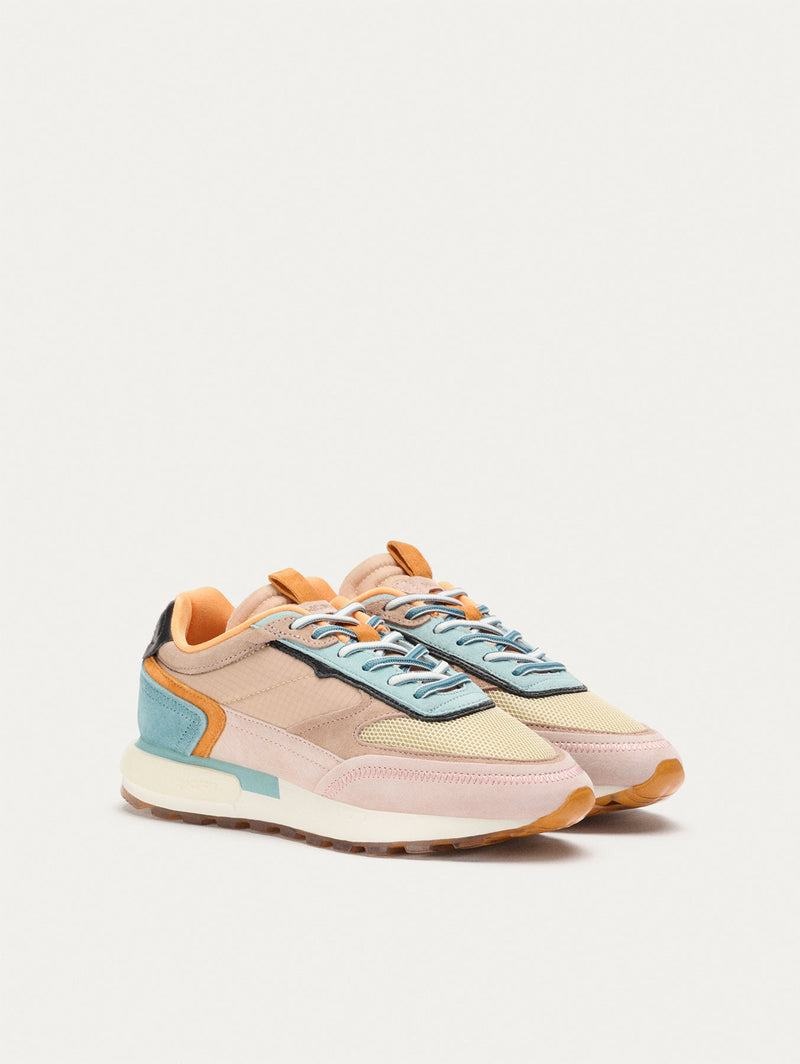 Hoff Tribe Kumasi Sneakers Dam Khaki Rosa Blå | QSO7033XP